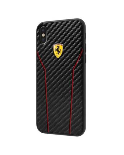 Ferrari Racing Carbon - Etui iPhone X (czarny) - zdjęcie 1