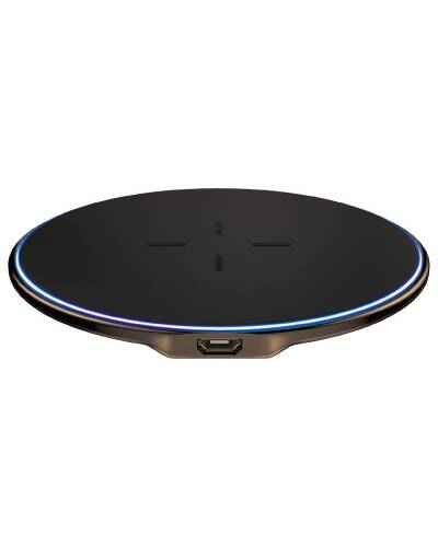 Ładowarka indukcyjna QI X-Doria Pebble Wireless Charger 10W - czarna - zdjęcie 2