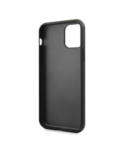 Etui do iPhone 11 Pro Guess 4G Double Layer Glitter Case czarne - zdjęcie 3