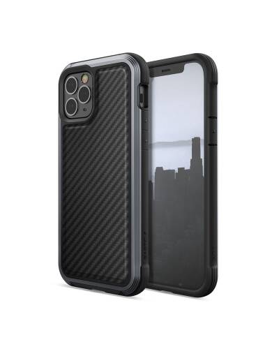 Etui do iPhone 12/12 Pro X-Doria Raptic Lux Carbon Fiber czarne  - zdjęcie 2