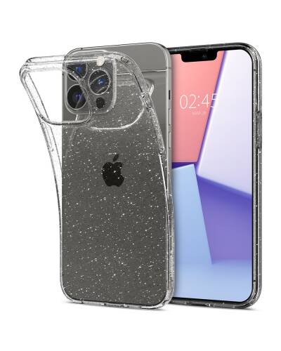 Etui do iPhone 13 Pro Spigen Liquid Crystal Glitter - przezroczyste - zdjęcie 6