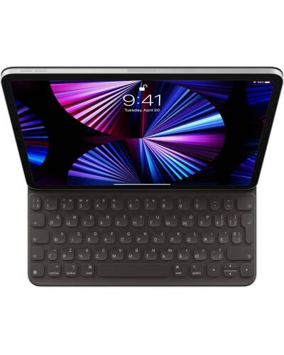 Klawiatura Apple Smart Keyboard Folio do iPada Pro 11 (1 do 4 generacja) Ukrainian - czarna - zdjęcie 1