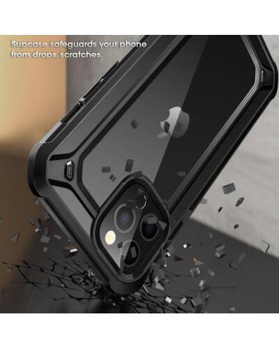 Etui do iPhone 12/12 PRO Supcase Exo - czarne  - zdjęcie 2