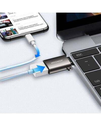 Adapter USB-C - USB Joyroom Czarny - zdjęcie 5