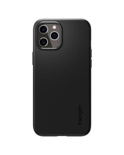 Etui do iPhone 12 Pro Max Spigen Thin Fit - czarne - zdjęcie 2