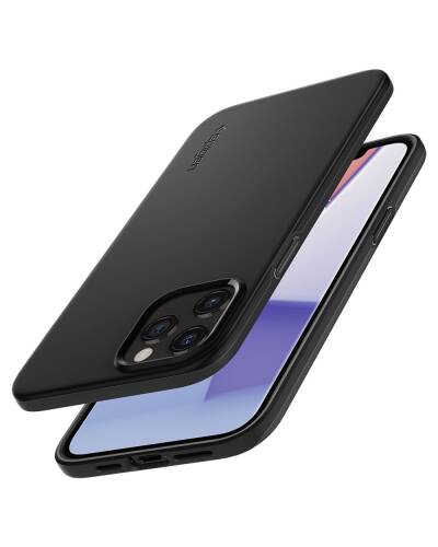 Etui do iPhone 12 Pro Max Spigen Thin Fit - czarne - zdjęcie 6