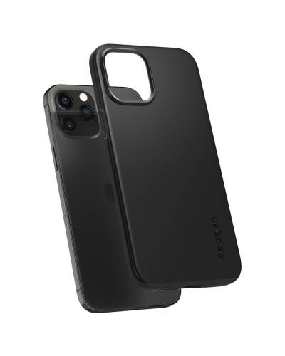 Etui do iPhone 12 Pro Max Spigen Thin Fit - czarne - zdjęcie 7