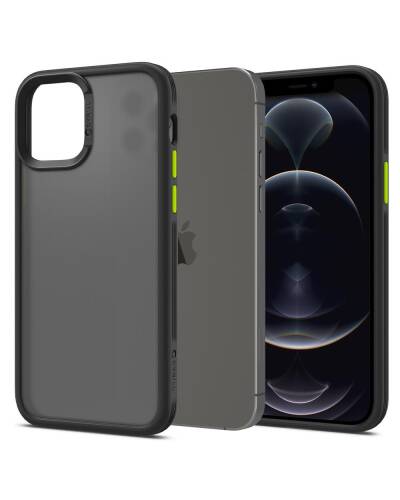 Etui do iPhone 12/12 Pro Spigen Cyrill - czarne - zdjęcie 1