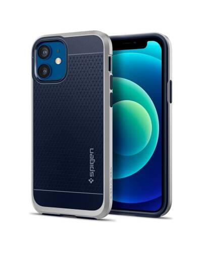 Etui do iPhone 12/12 Pro Spigen Neo Hybrid - srebrne - zdjęcie 7