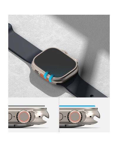 Szkło hartowane Apple Watch 49mm Ringke - zdjęcie 11