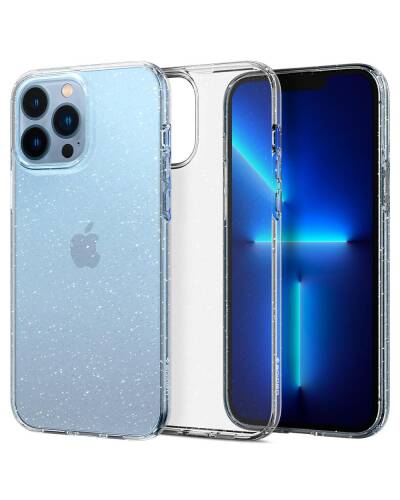 Etui do iPhone 13 Pro Spigen Liquid Crystal Glitter - przezroczyste - zdjęcie 1