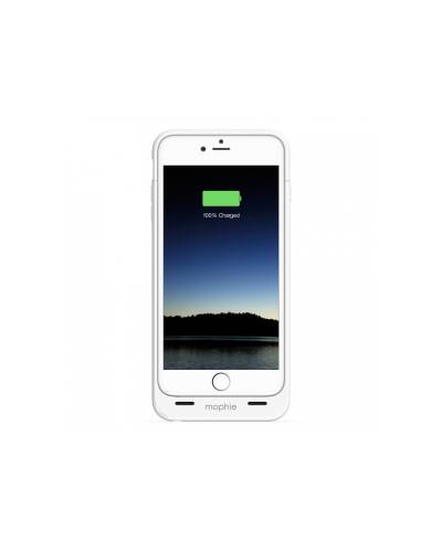 Etui z baterią 2600mAh do iPhone 6/6S plus Mophie Juice Pack - białe - zdjęcie 2