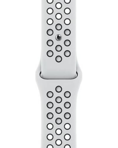 Apple Watch Nike SE 40mm aluminium w kolorze srebrnym z paskiem w kolorze czystej platyny/czarnym - zdjęcie 3