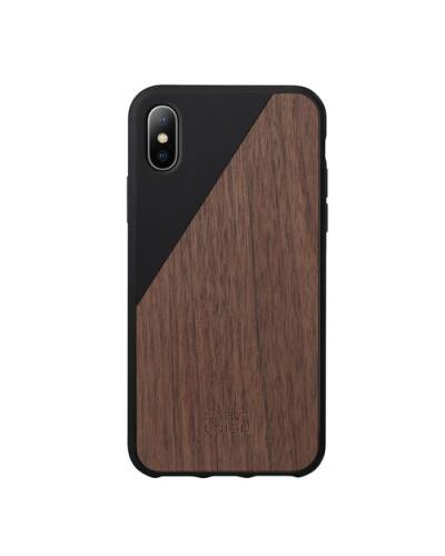 Etui do iPhone X/Xs Native Union Clic Wooden - czarne - zdjęcie 1