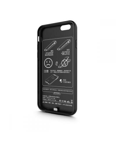 Etui do iPhone  6/6S/7/8 PLUS Tech-Protect z baterią 3700mAh - czarne - zdjęcie 4
