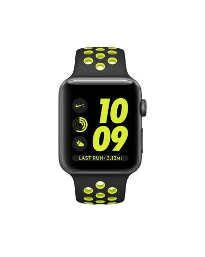 Pasek do Apple Watch 42/44/45/49 mm TECH-PROTECT Softband - czarno-zielony - zdjęcie 2