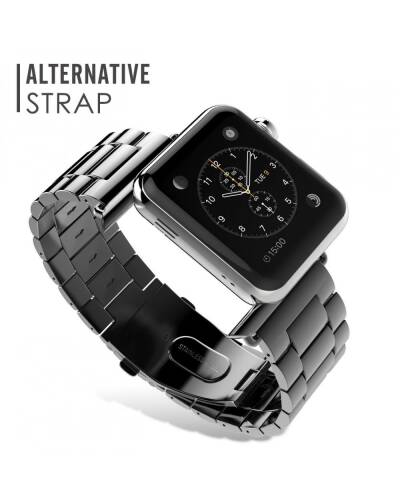 Bransoleta do Apple Watch 42/44mm TECH-PROTECT Stainles - czarna - zdjęcie 5