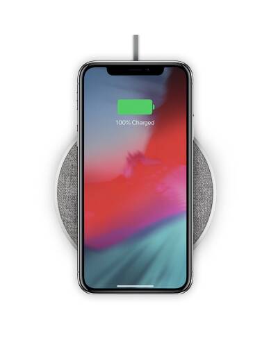 Moshi Otto Q Wireless Charging Pad - Bezprzewodowa ładowarka Qi (Alpine Grey) - zdjęcie 6