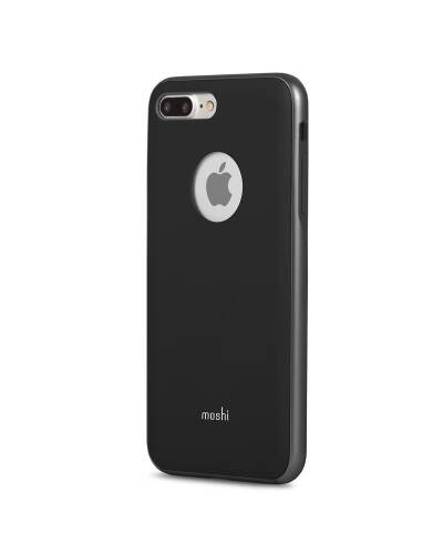 Etui do iPhone 7/8 Plus Moshi iGlaze - czarne - zdjęcie 2