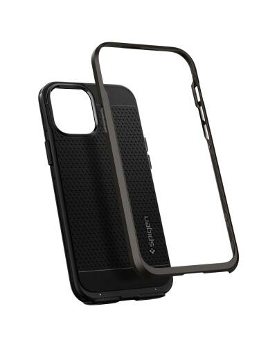 Etui do iPhone 12/12 Pro Spigen Neo Hybrid Gunmetal - czarne  - zdjęcie 6