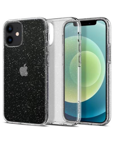 Etui do iPhone 12 mini Spigen Liquid Crystal Glitter - przezroczyste  - zdjęcie 10