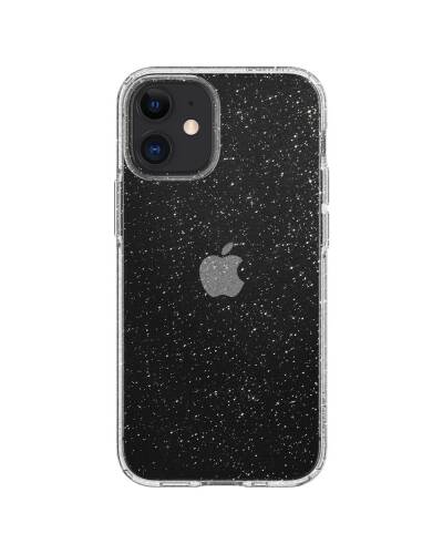 Etui do iPhone 12 mini Spigen Liquid Crystal Glitter - przezroczyste  - zdjęcie 2