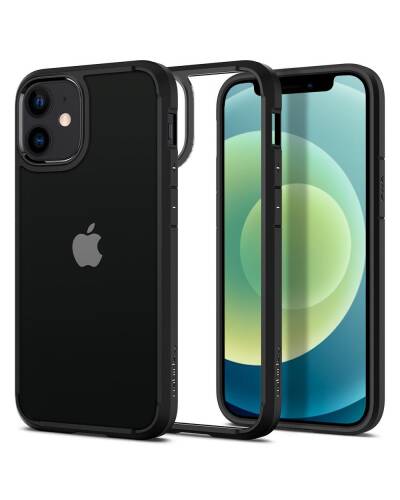 Etui do iPhone 12 mini Spigen Ultra Hybrid matowe - czarne - zdjęcie 1