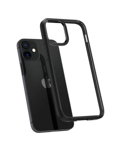 Etui do iPhone 12 mini Spigen Ultra Hybrid matowe - czarne - zdjęcie 6