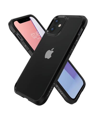 Etui do iPhone 12 mini Spigen Ultra Hybrid matowe - czarne - zdjęcie 7