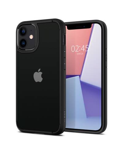 Etui do iPhone 12 mini Spigen Ultra Hybrid matowe - czarne - zdjęcie 8