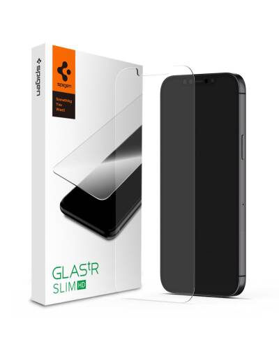 Szkło hartowane do iPhone 12 mini Spigen Glass TR Slim - zdjęcie 1