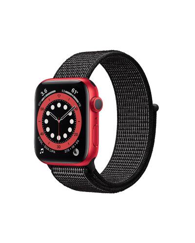 Pasek sportowy do Apple Watch 42/44/45/49 mm Crong Reflex Band - czarny - zdjęcie 6