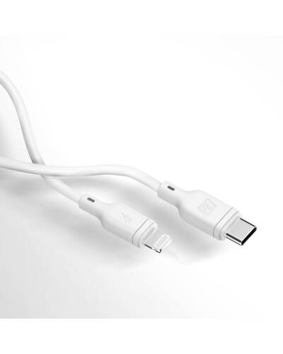 Kabel do iPhone/iPad USB-C/Lightning Momax Zero 0.3m - biały - zdjęcie 2