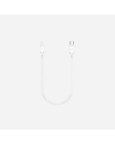 Kabel do iPhone/iPad USB-C/Lightning Momax Zero 0.3m - biały - zdjęcie 3
