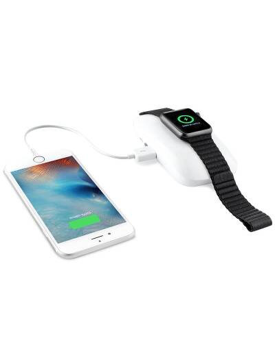 Mobilna stacja Apple Watch & iPhone 4000mAh PURO Dual iPower  - zdjęcie 1