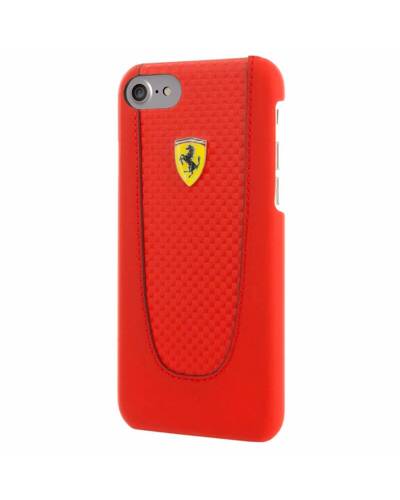 Etui iPhone 7/8/SE 2020 Ferrari Pit Stop Red Trim - czerwone  - zdjęcie 1