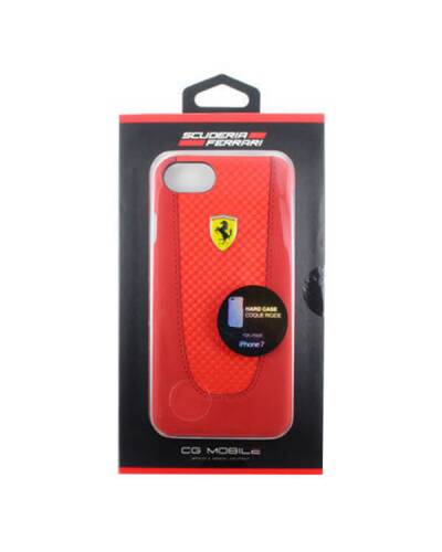 Etui iPhone 7/8/SE 2020 Ferrari Pit Stop Red Trim - czerwone  - zdjęcie 5
