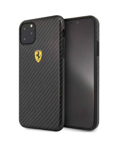 Etui iPhone 11 Pro Ferrari On Truck Racing Shield - czarne  - zdjęcie 1