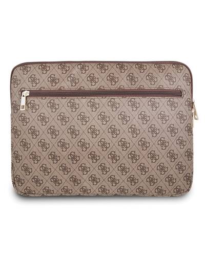 Etui na Macbooka Air/Pro 13 Guess 4G Uptown Computer Sleeve - brązowe - zdjęcie 3