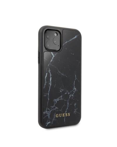 Etui do iPhone 11 Pro Guess Marble czarne - zdjęcie 6