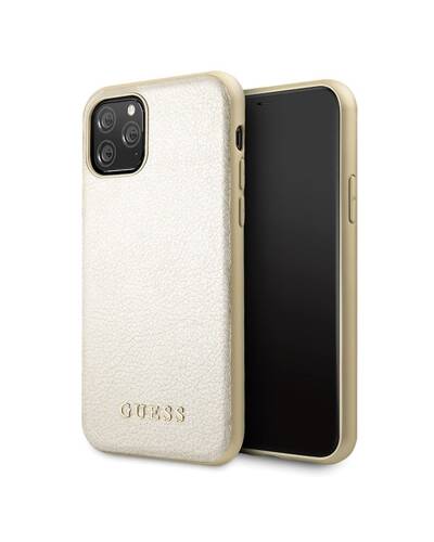 Etui do iPhone 11 Pro Guess Iridescent złote - zdjęcie 1