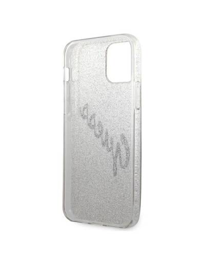  Etui do iPhone 12/12 Pro Guess Glitter Gradient Script - złote  - zdjęcie 7