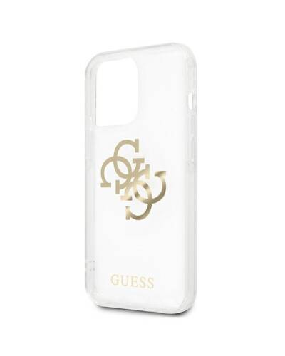 Etui do iPhone 13 Pro Guess 4G Big Logo Charm Gold - złoty charms - zdjęcie 6
