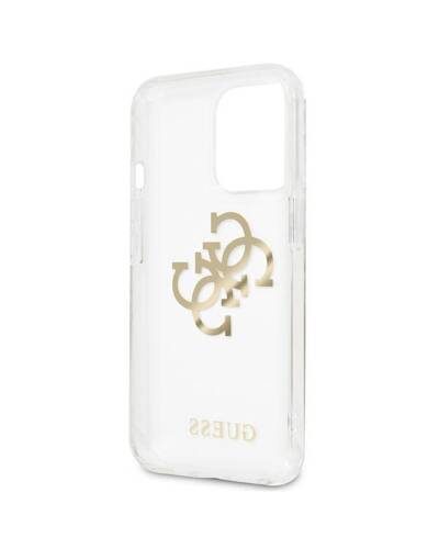 Etui do iPhone 13 Pro Guess 4G Big Logo Charm Gold - złoty charms - zdjęcie 7