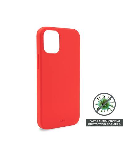 Etui iPhone 12 Mini z ochroną antybakteryjną PURO ICON - czerwone - zdjęcie 1