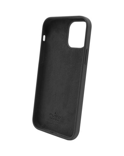 Etui iPhone 12 Pro Max z ochroną antybakteryjną PURO ICON - czarne - zdjęcie 5