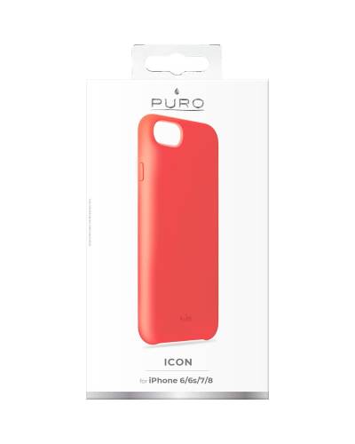 Etui do iPhone 6/6s/7/8/SE 2020 PURO ICON Cover - living coral - zdjęcie 4