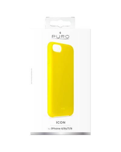 Etui do iPhone 6/6s/7/8/SE 2020 PURO ICON Cover - żółte - zdjęcie 3