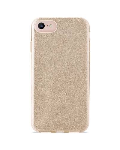 Etui do iPhone 6/6s/7/8/SE 2020 PURO Glitter Shine Cover - złote  - zdjęcie 1