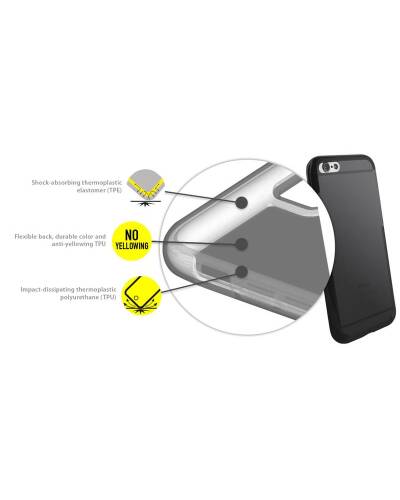 Etui do iPhone 7/8/SE 2020 PURO Impact Pro Flex Shield - czarne  - zdjęcie 3